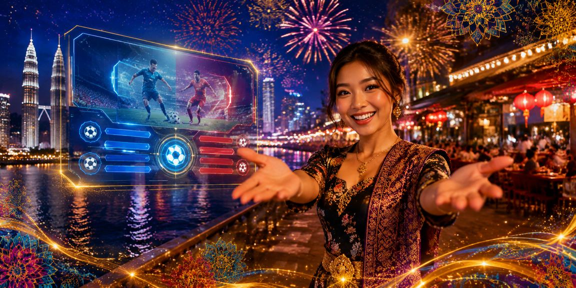 Suasana pertaruhan slot Jackpot gaya Malaysia di Kuala Lumpur sempena perayaan